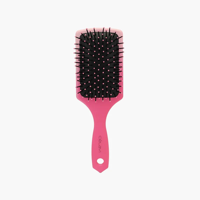 Celavi - Glam and Shine Paddle Hair Brush – Pink Gradient