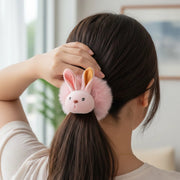 Plush Bunny Furry Hair Tie (HS-10738EA)