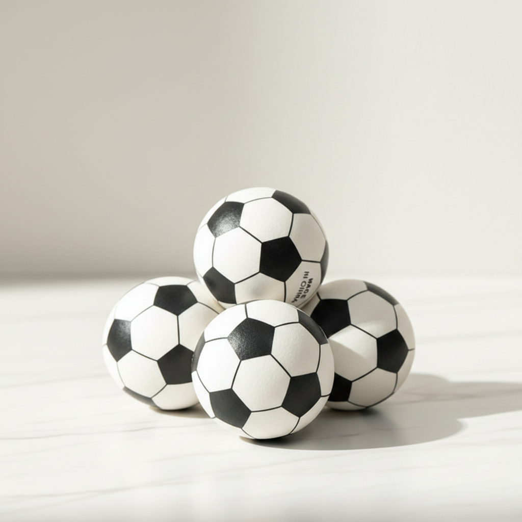 Soccer Hacky Sack 12-Pack – 5cm Mini Soccer Ball Kick Balls, Soft Pellet-Filled Juggling Footbags for Kids & Adults, Sports Party Favors and Goodie Bag Fillers (Pack of 12)