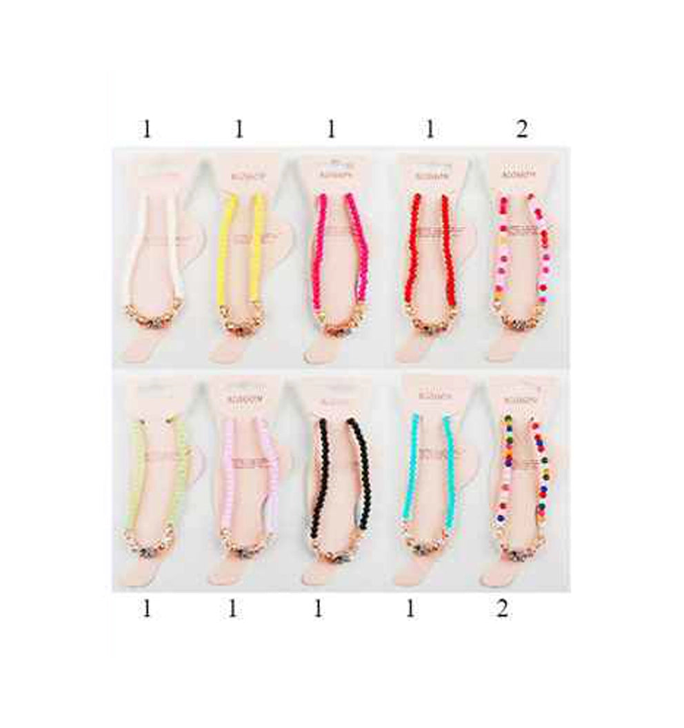 Vibrant Beaded Anklet | Summer Beach Jewelry Collection