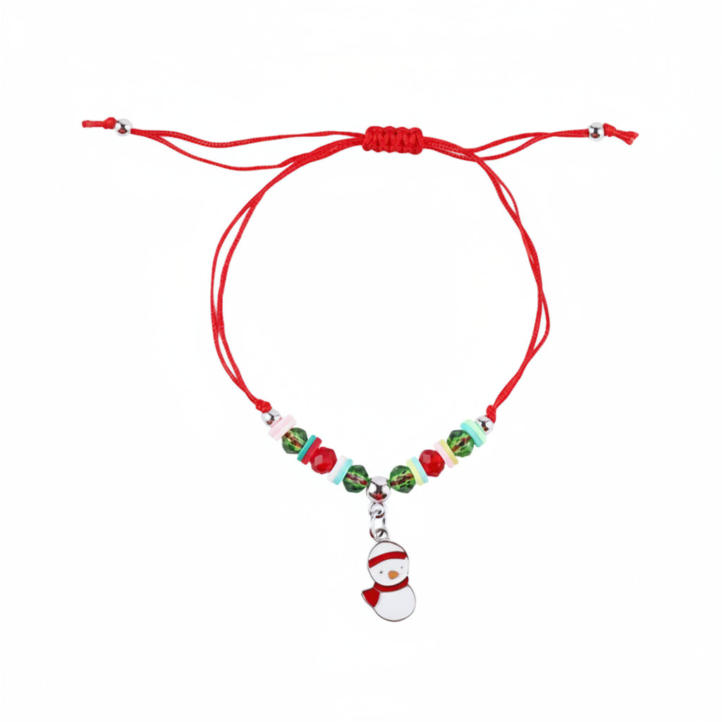 12-Pack Ultimate Christmas Charm Bracelets | Adjustable Holiday Party Favors