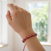 Red String Evil Eye Protection Bracelet - Adjustable Kabbalah Style