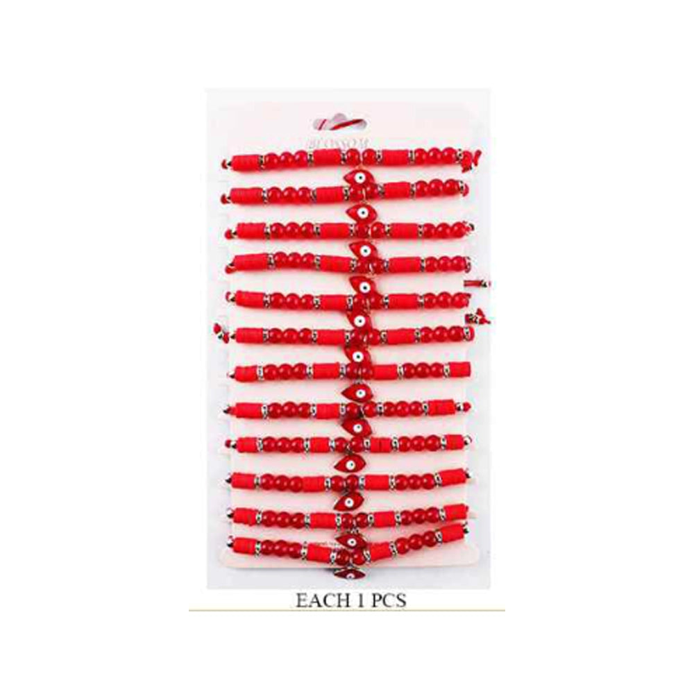 Lucky Red String Evil Eye Protection Bracelet (Adjustable)