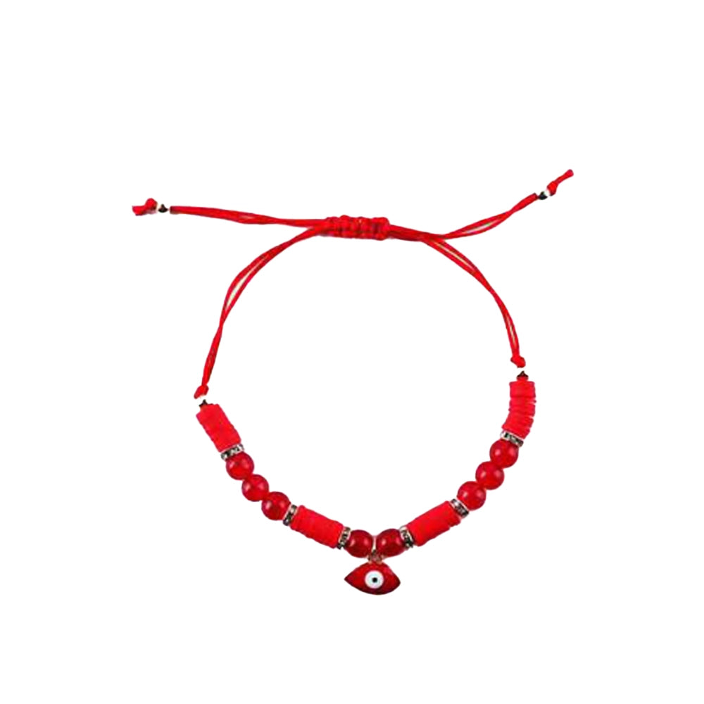 Lucky Red String Evil Eye Protection Bracelet (Adjustable)