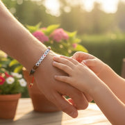 "BEST ❤️ DAD" Bead Bracelet Set (12-Pack) - Adjustable String Gift