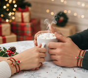 Merry & Bright Christmas Charm Bracelets - Set of 12