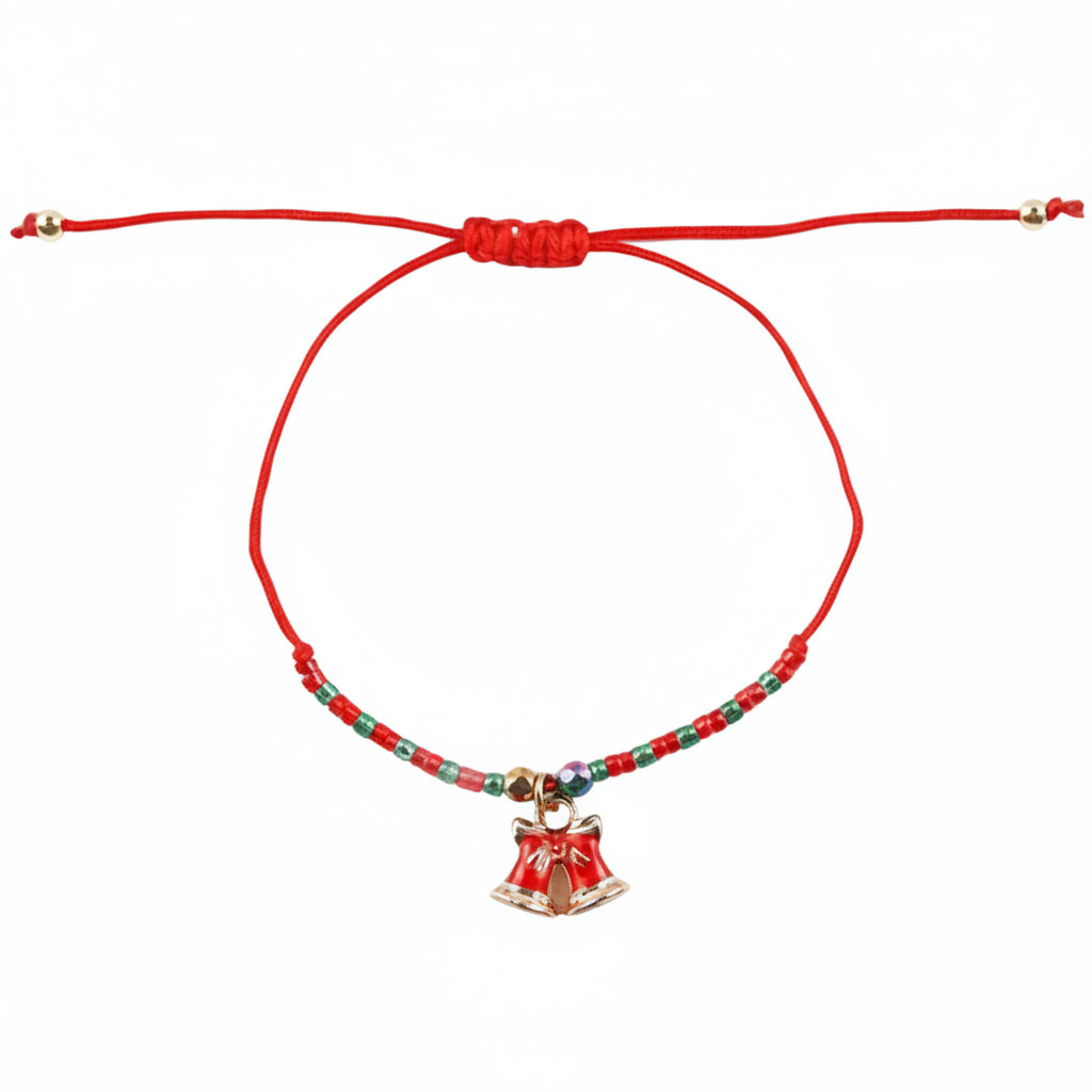 Merry & Bright Christmas Charm Bracelets - Set of 12