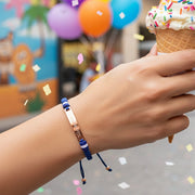 Nicaragua Pride Bracelet Set (12-Pack) - Adjustable Macrame