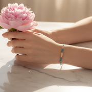 Adjustable Heishi Beaded Virgin Mary Bracelet – Religious Charm Cord Wristband (IBR-3166)