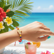 Venezuela Map Bracelet Set- Adjustable Tricolor Pride