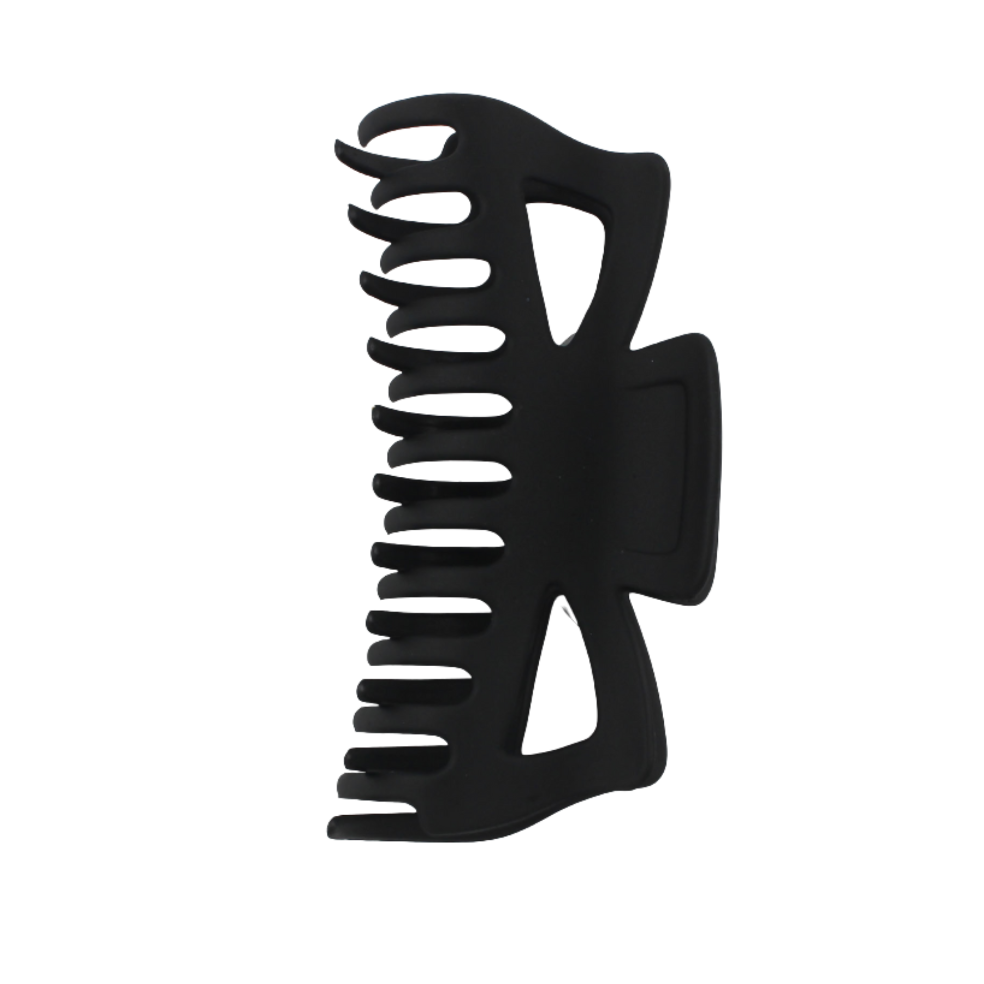 Extra-Long Matte Black Claw Clip for Thick Hair | 14 cm