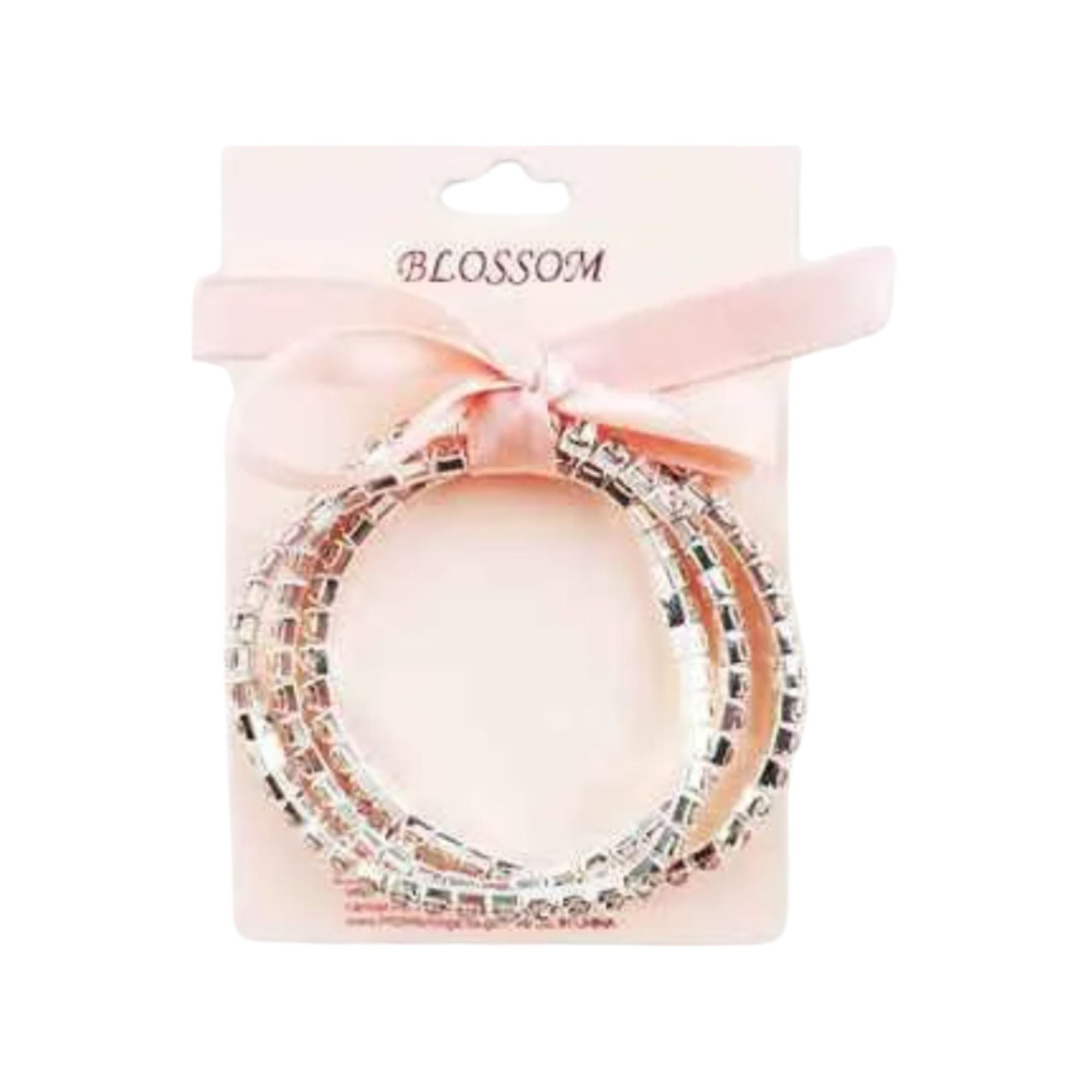 3-Piece Rhinestone Bangle Set for All-Day Sparkle