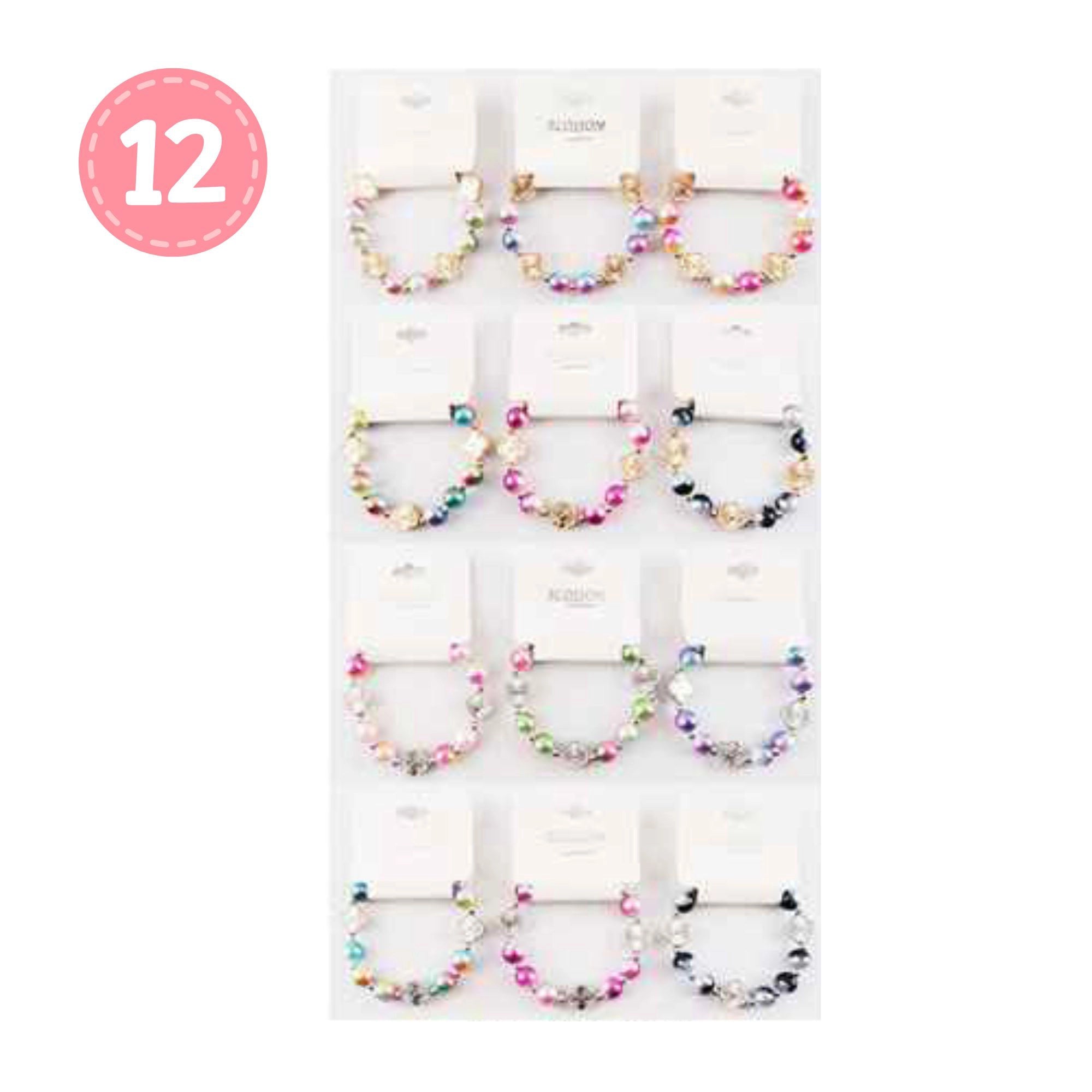 Pearl Clover Beaded Bracelet Charms