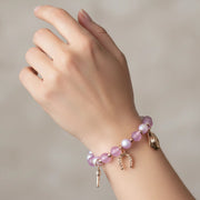 Country Charm Beaded Bracelet with Western Charms