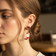 Western Cowboy Hat & Boot Dangle Earrings (IER-5957)