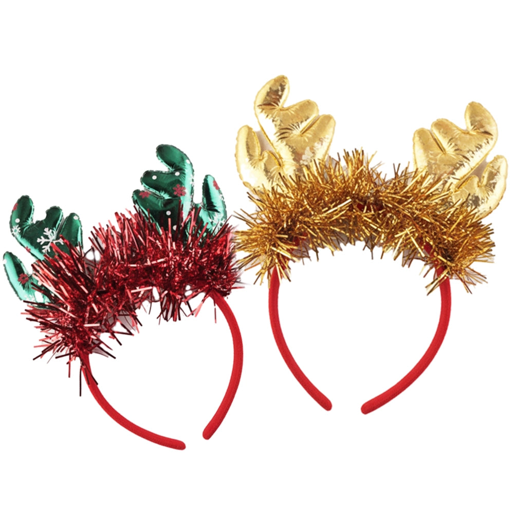 Holiday Christmas Reindeer Antler Headband