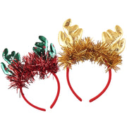 Holiday Christmas Reindeer Antler Headband