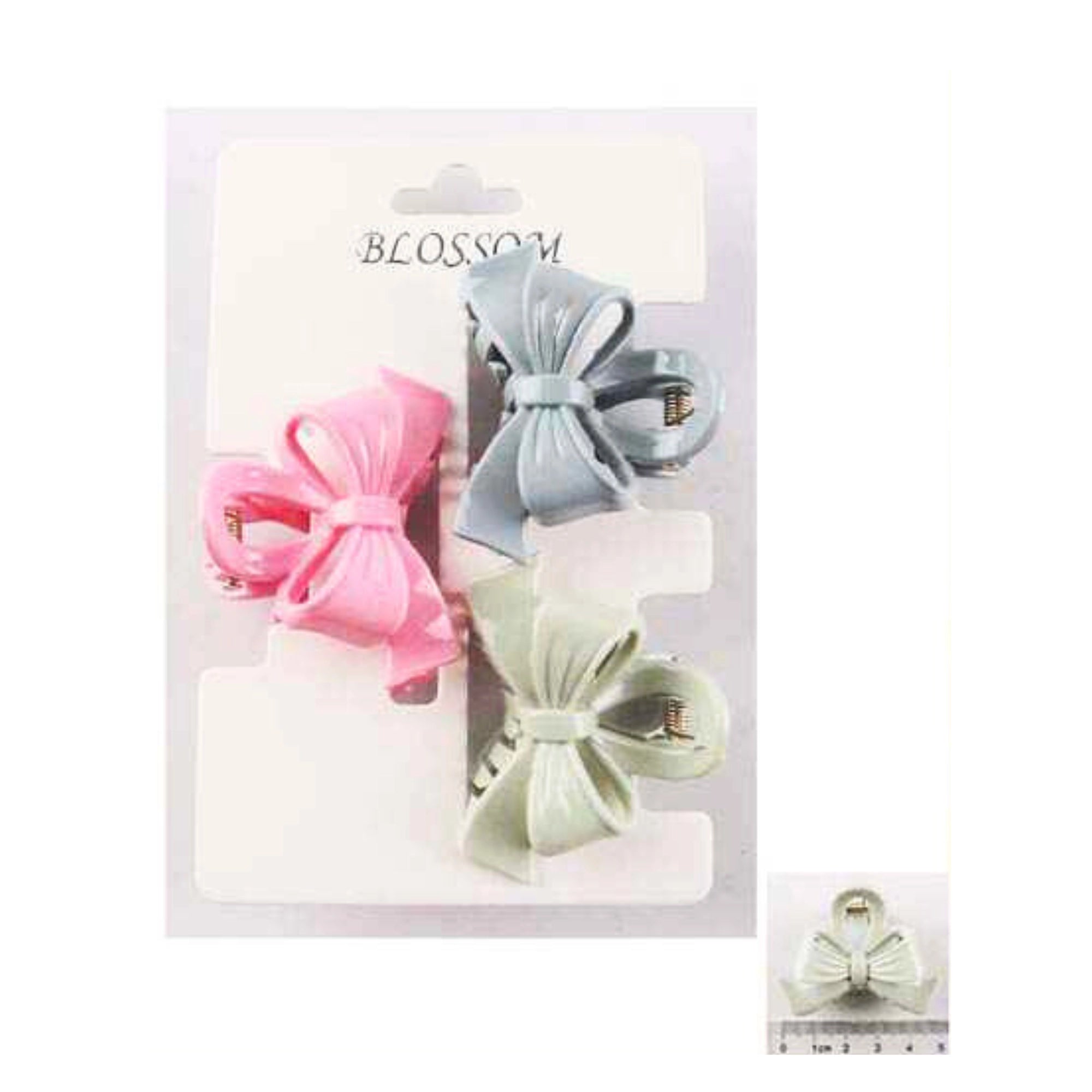 Bow Fabric Hair Claw Clips – Soft Ribbon Design