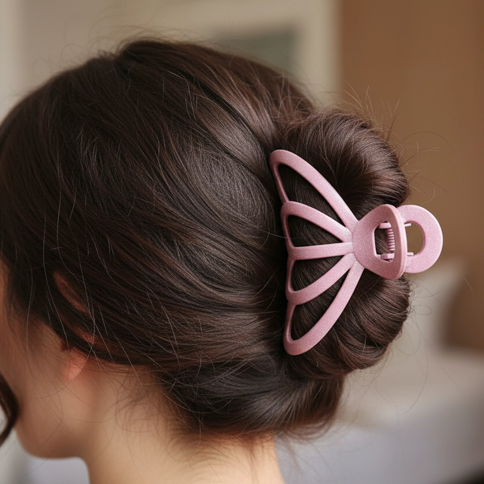 Matte Geometric Hair Claw – 11CM Medium Claw