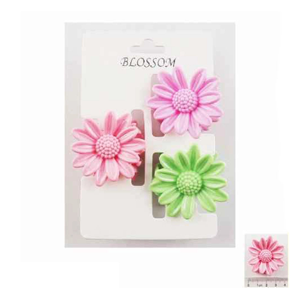 3D Daisy Flower Hair Accessory Set - 3pc (IJC-1246)