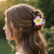 Tropical Frangipani Plumeria Flower Hair Claw Clip 11cm (IJC-1284)