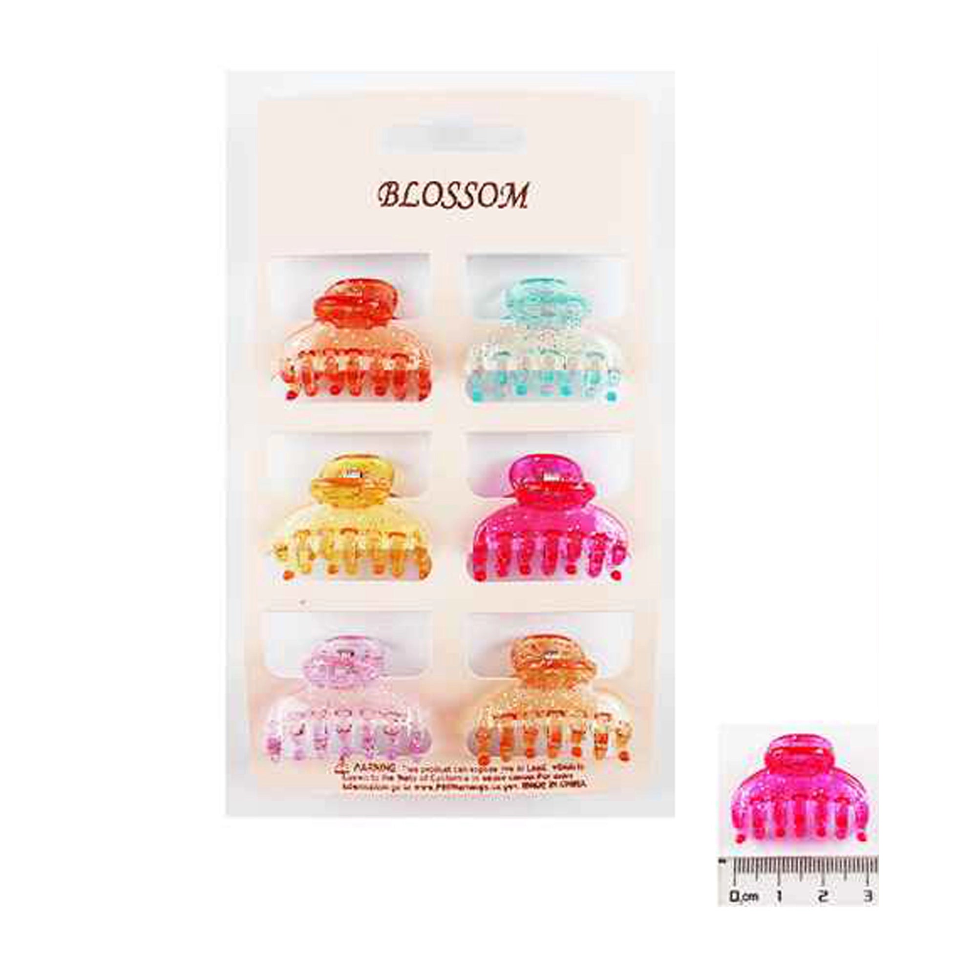 Glitter Mini Hair Claw Clip Set | 3CM Smal Claw