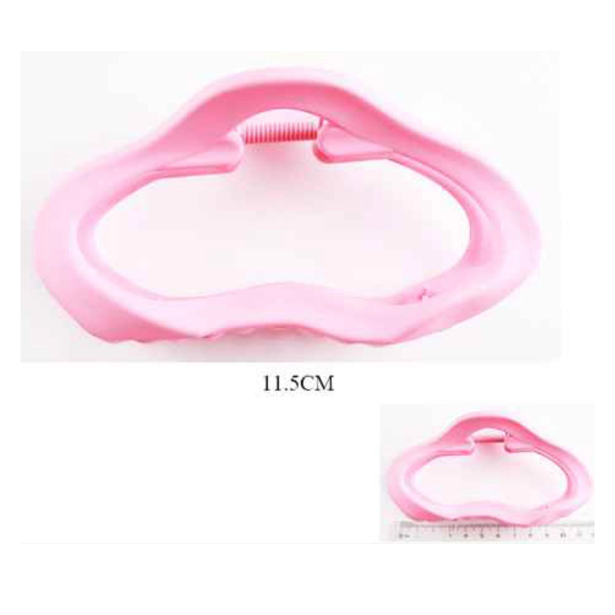 Seamless Pink Cloud Hair Claw Clip for Secure Chic Updos