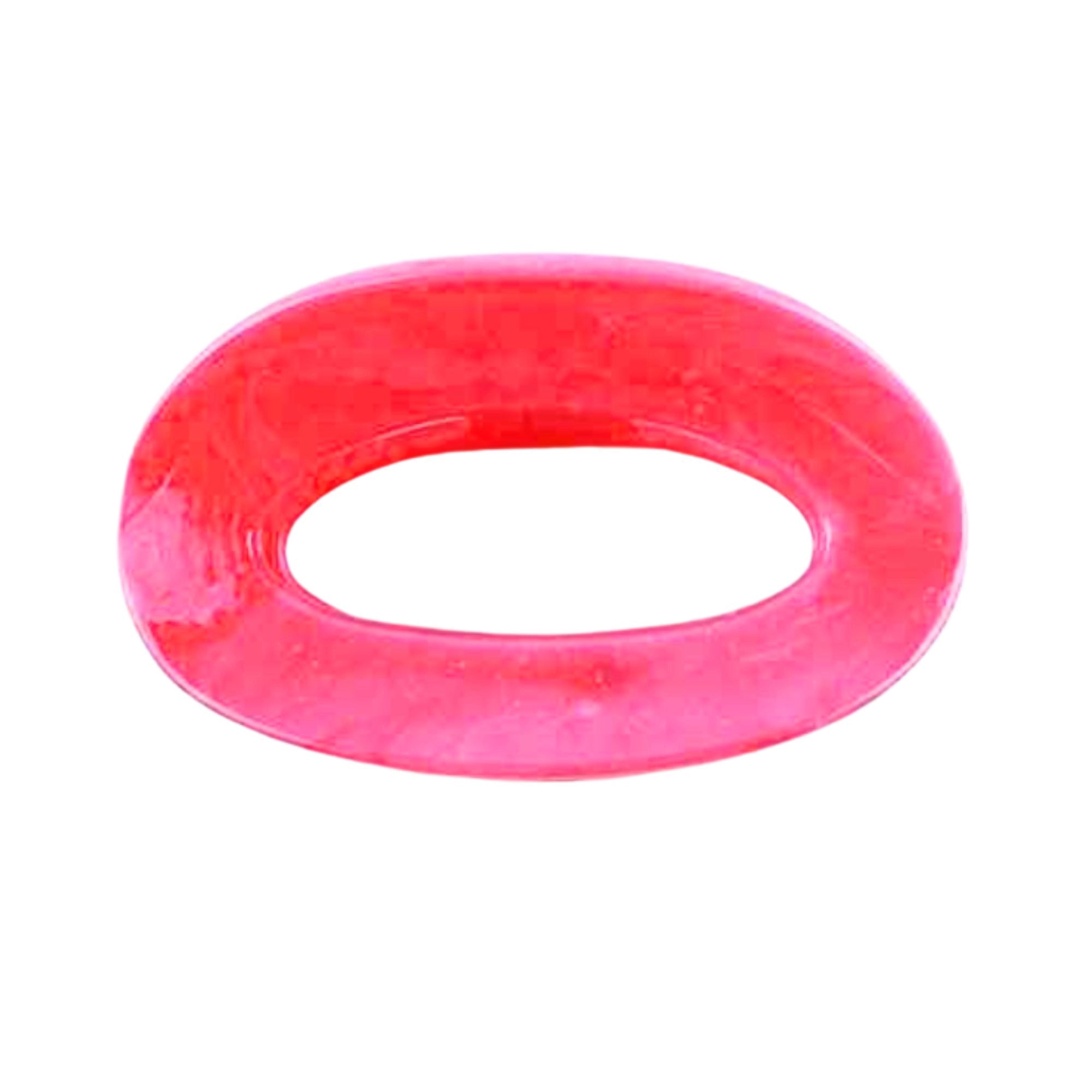 Modern Chic: Interlocking Oval Hair Claw Clip | 8.5CM