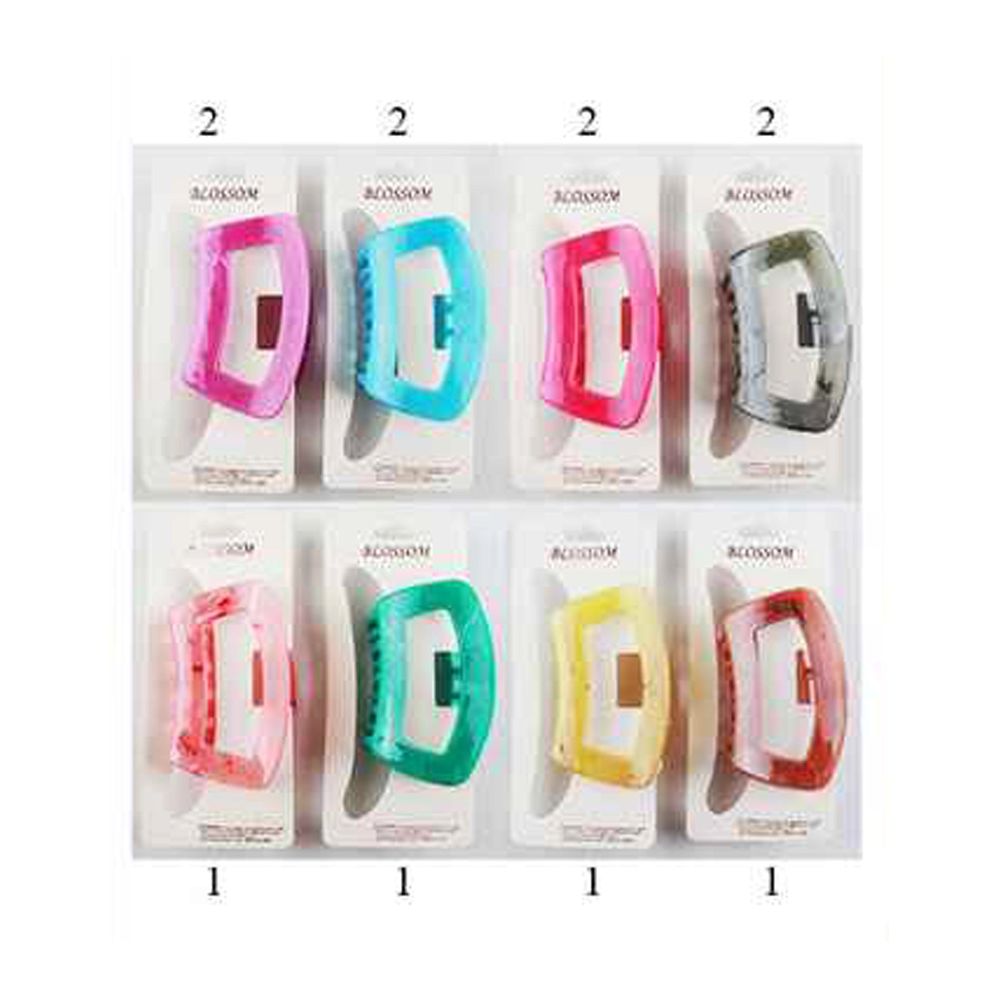 Minimalist Grip Jumbo Open Hair Claw in Rich Marbled Terracotta