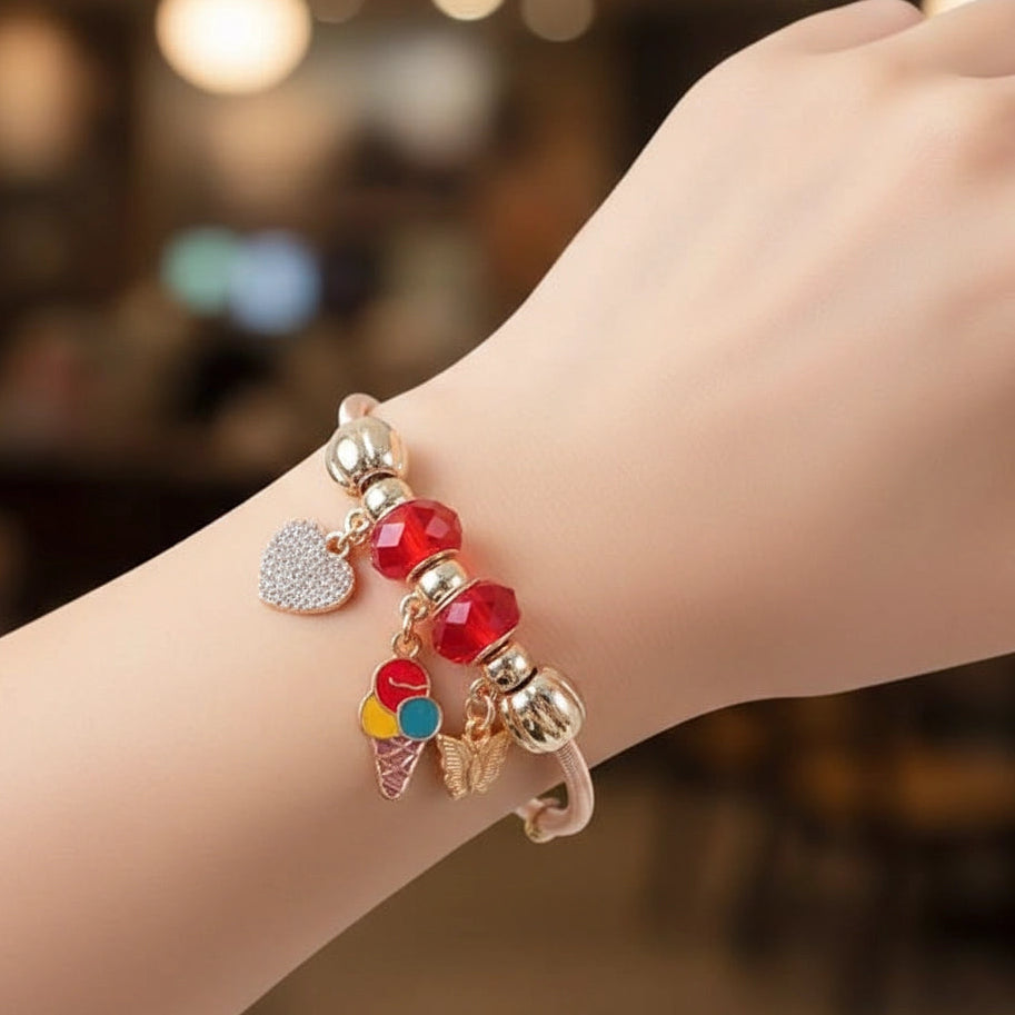 Ice Cream Charm Bracelet – Sweet Summer Style (IKBR-187)