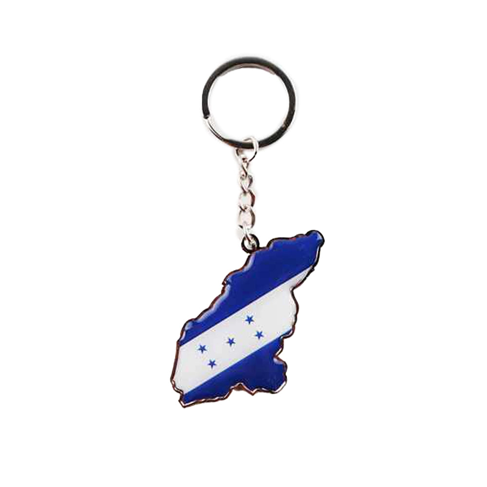 Honduras Map Flag Keychain - Catracho Souvenir Keyring