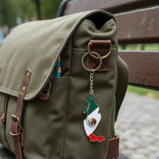 Mexico Flag Map Keychain | Premium Mexican Souvenir Key Ring