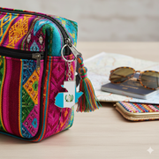 Guatemala Flag Map Keychain Souvenir