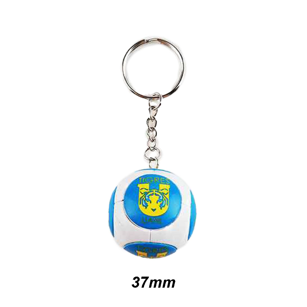 Tigres UANL Football Keychain | 37mm Soccer Ball Fan Accessory