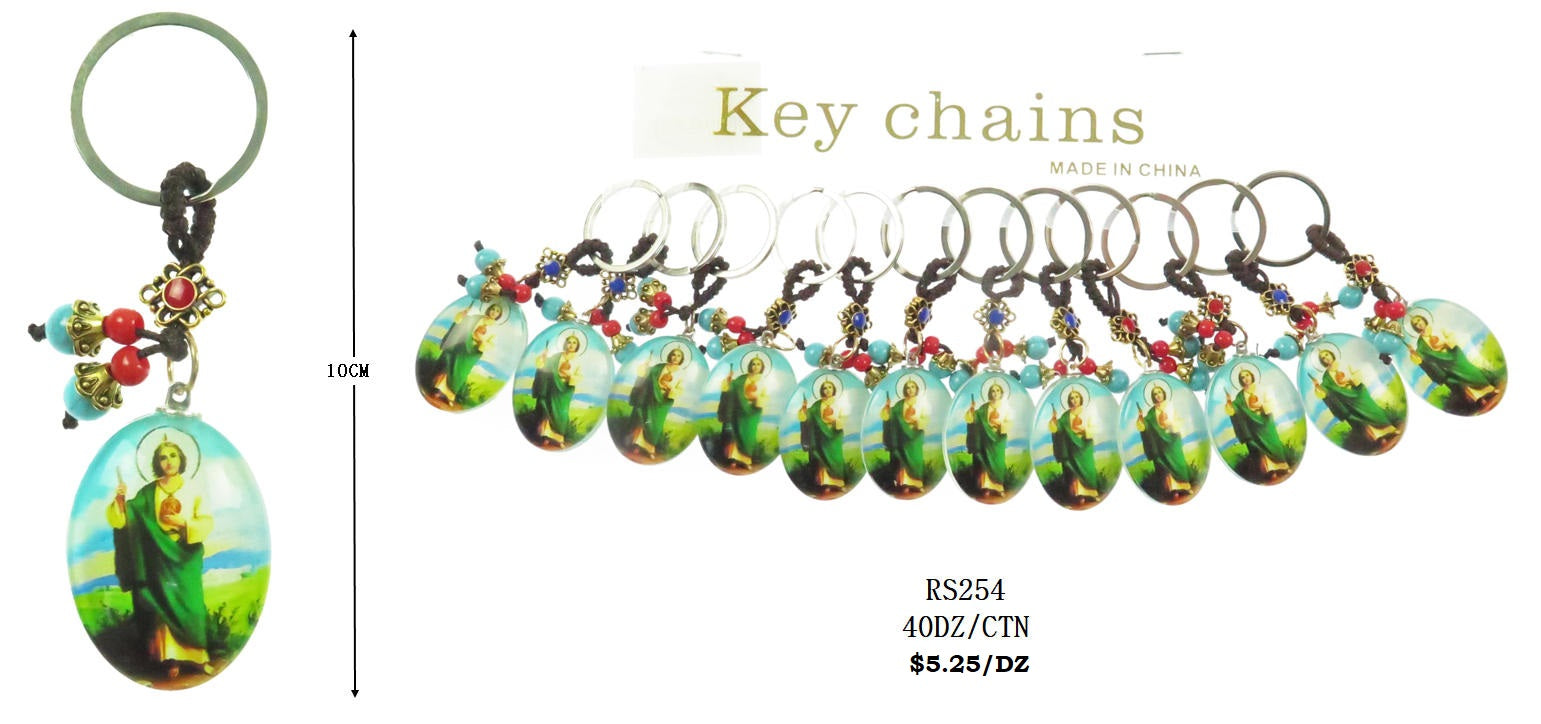 St. Jude Thaddeus Miraculous Charm Keychain - Hope & Patronage