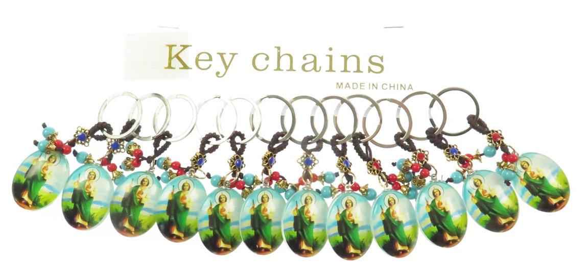 St. Jude Thaddeus Miraculous Charm Keychain - Hope & Patronage