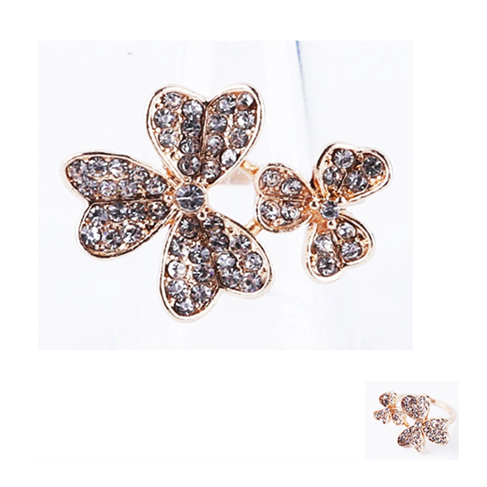 Bloom with Brilliance: Get the Lucky Clover Ring Set!
