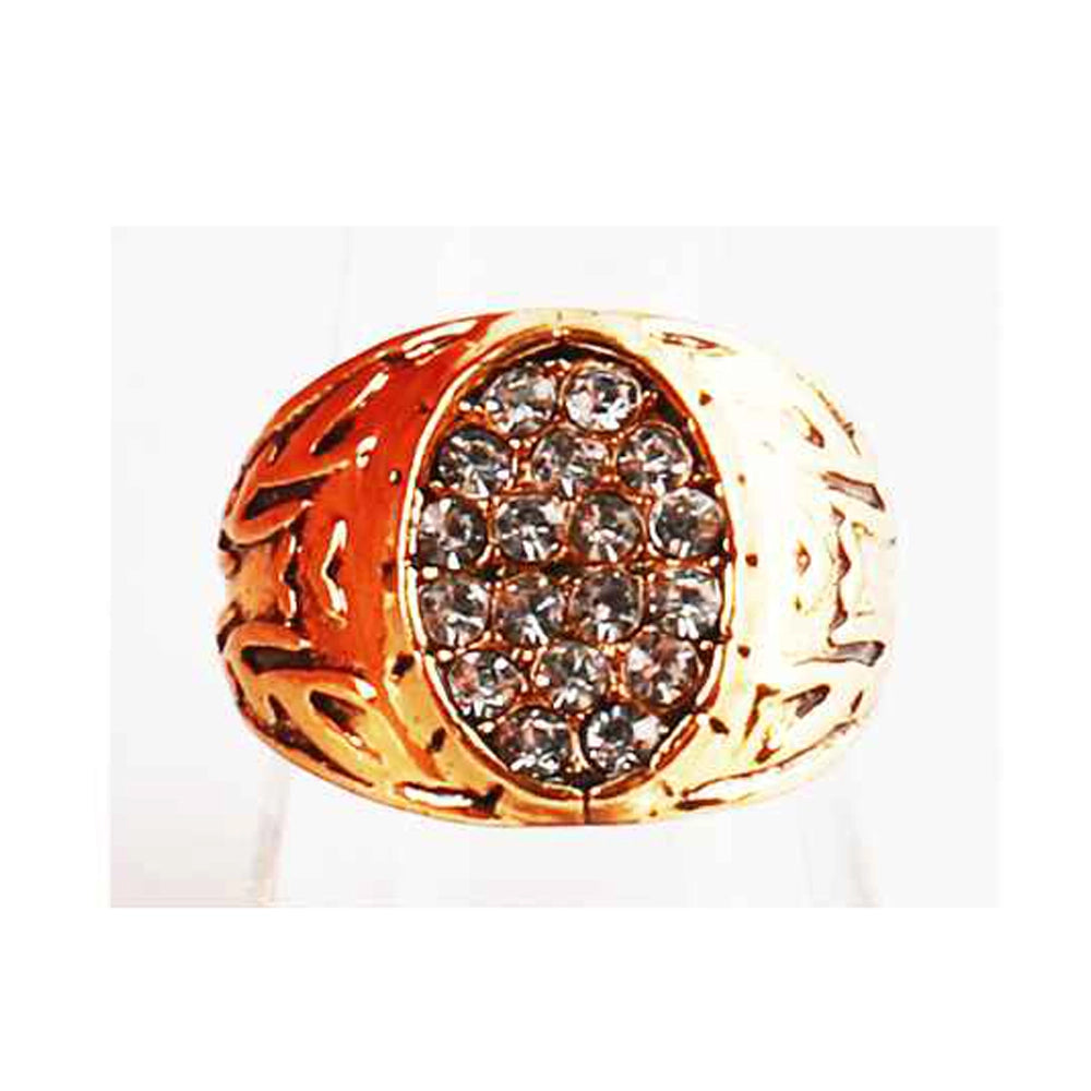 King-Sized Bling: Wholesale Gold & Silver Tone Pave Crystal Rings!