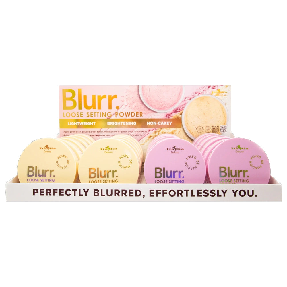 Italia Deluxe - Blurr. Loose Setting Powder-Yellow & Pink