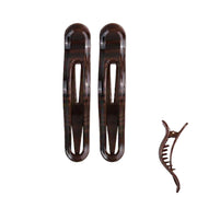 Dark Brown Pinch Clip | 11CM
