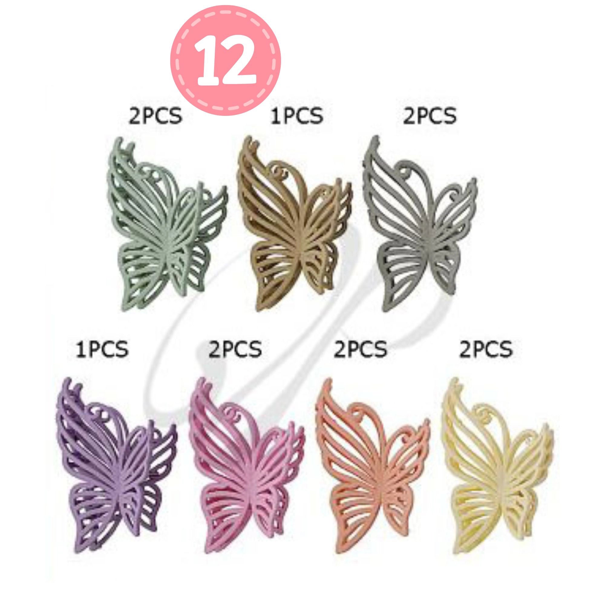 Graceful Glide Matte Butterfly Claw for Elegant, Jumbo Updos | 10.5CM