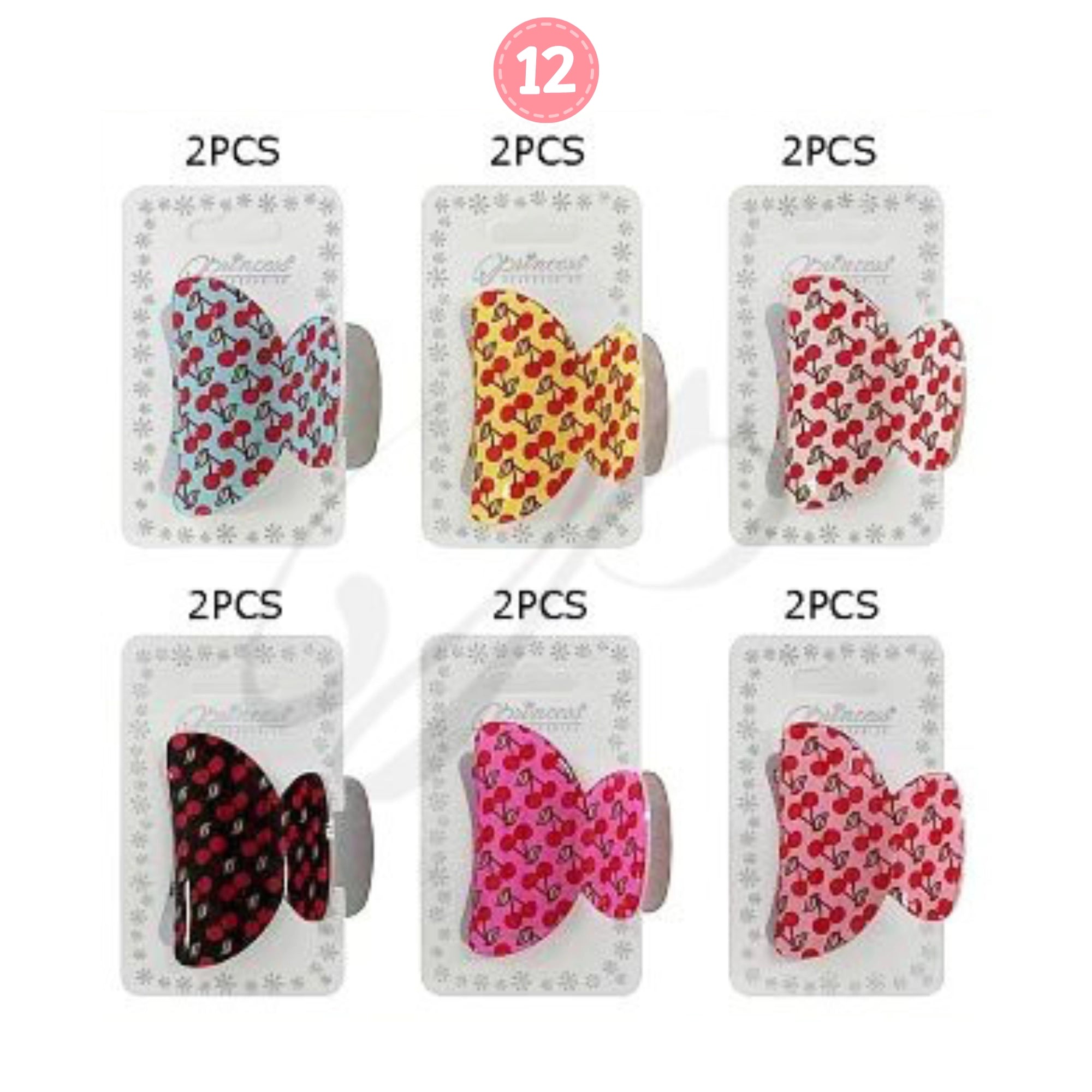 Heart Print Hair Clip for Women – Strong Hold Claw Clip