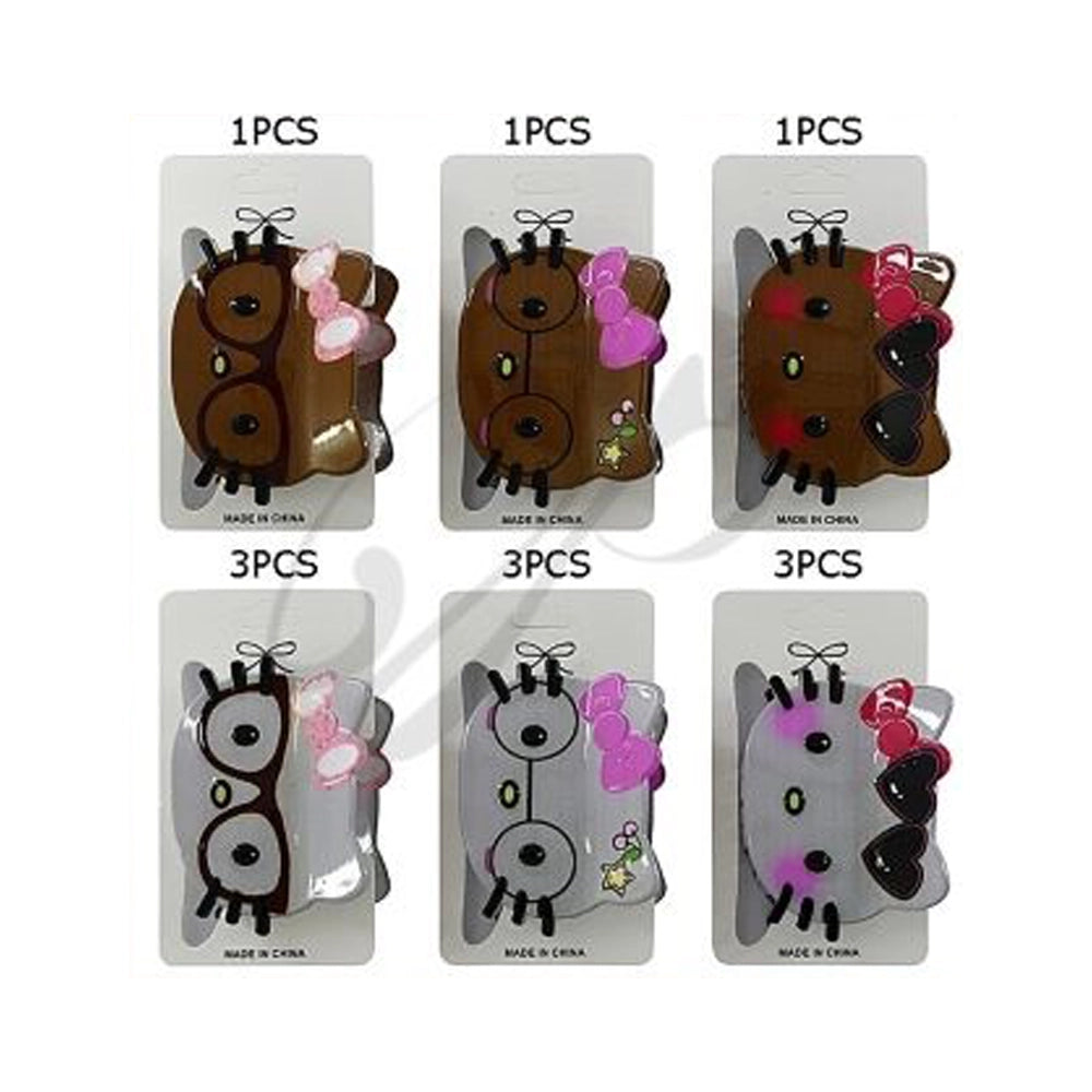 Chic Feline-Inspired Hair Claw Clip (JC-11238M)