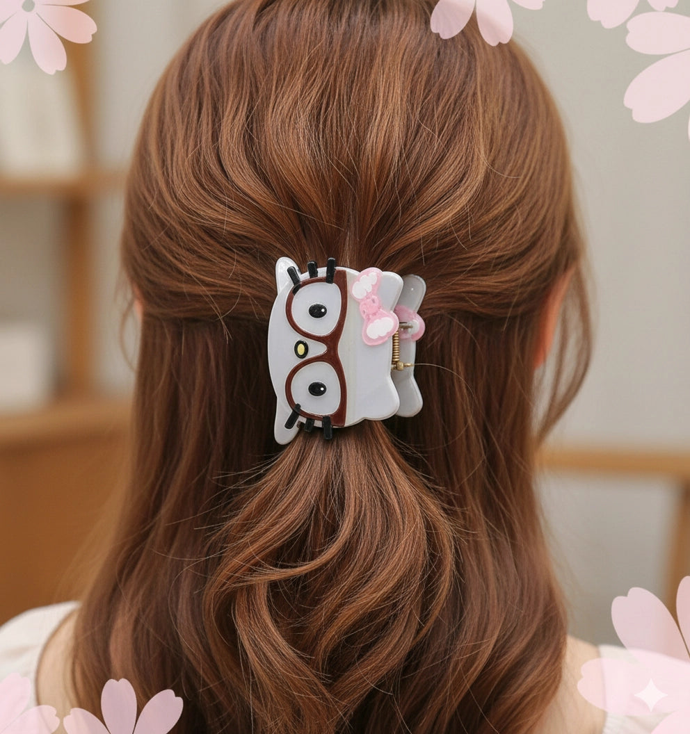 Chic Feline-Inspired Hair Claw Clip (JC-11238M)