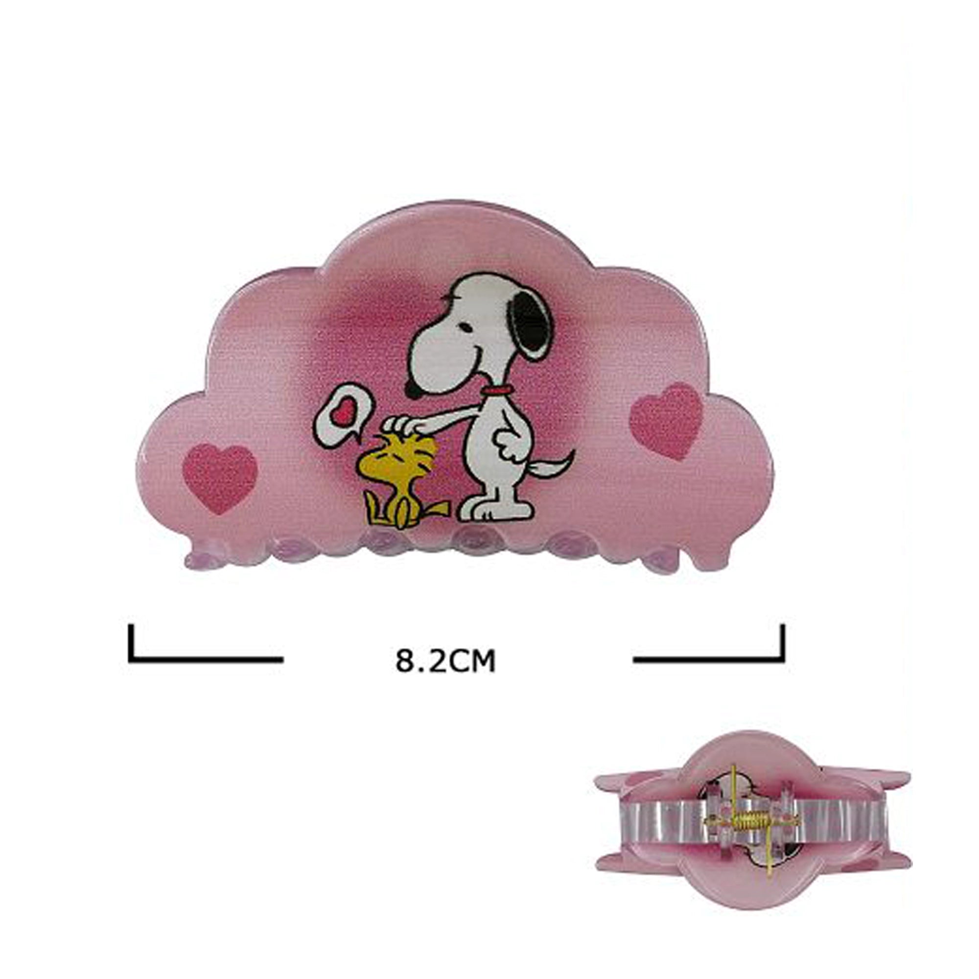 8.2cm Cloud-Shaped Cartoon Dog Hair Claw Clip – Cute Kawaii Matte Hair Jaw for Women & Girls – Pastel Pink (JC-11268M)