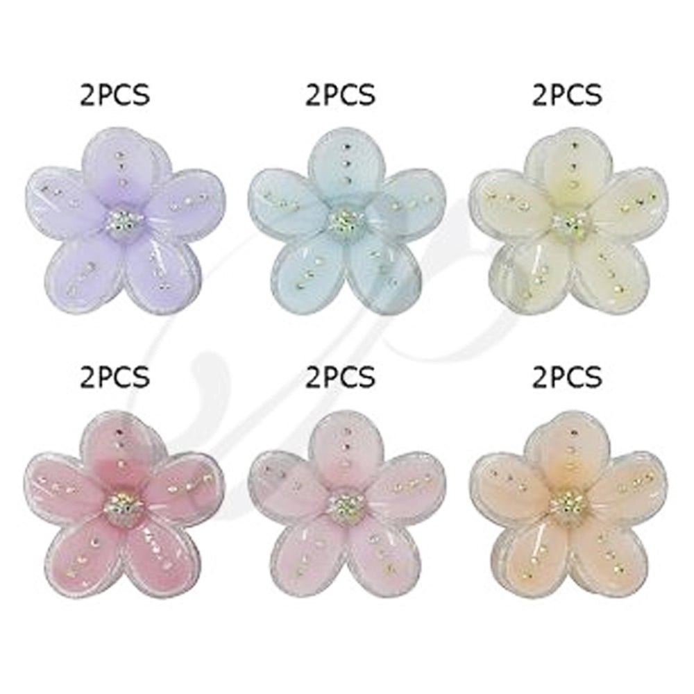 Small Hair Claw Clip | Non-Slip Mini Hair Clamp for Half-Up Styles & Fine Hair (JC-11309M)