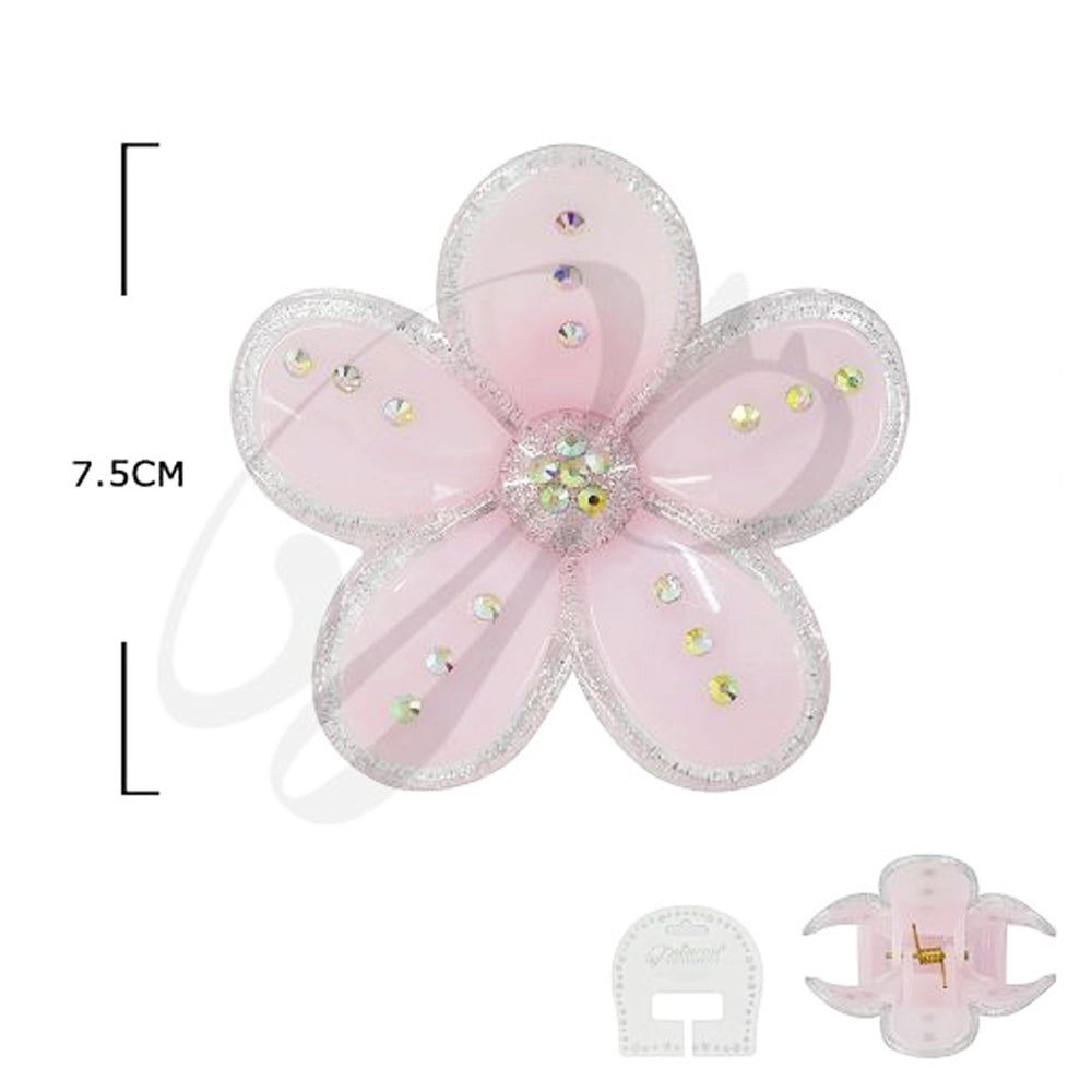 Small Hair Claw Clip | Non-Slip Mini Hair Clamp for Half-Up Styles & Fine Hair (JC-11309M)