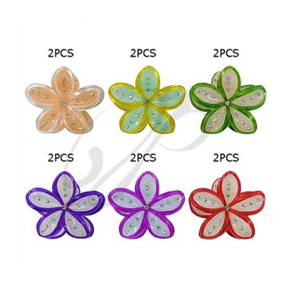 Statement Floral Hair Claw Clip (7cm)