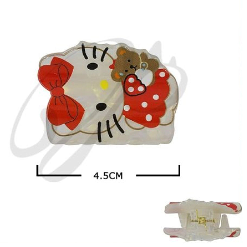 Adorable Kitten Character Hair Claw Clips – Cute Resin Hair Accessories for Kids & Teens (JC-11426M)