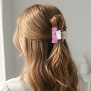 Charming Cartoon Kitten Hair Claw Clip – 4.5cm Small Rectangular Hair Accessory (JC-11427M)